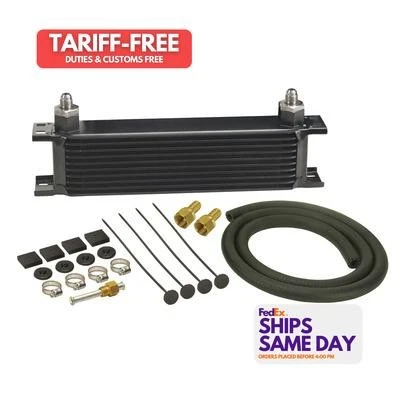 Derale DER13401 Plate Type Aluminum Fluid Cooler High Performance & Racing Parts - Image 1 of 4