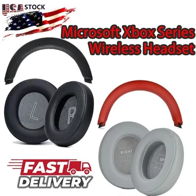 Almohadillas para las orejas Diadema Cojín para Microsoft Xbox X S One Series Auriculares inalámbricos EE. UU. Foto 1 de 4