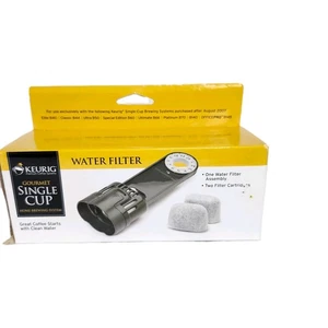  Keurig Marken Wasserfilter Starterset 2 Aktivkohlefilterkartuschen Einzeltasse - Bild 1 von 6