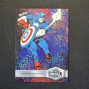 Skybox Marvel Spider-Man Metal Universe 2021 Capitán América No.116 Grandiose SP - Imagen 1 de 2