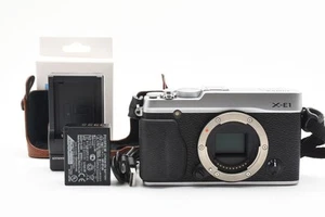 Fujifilm X-E1 digitale 16,3-MP-Spiegelreflexkamera silberfarbenes Gehäuse... - Bild 1 von 12