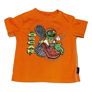Vintage Y2K Oscar the grouch Sesamstraße Grafik T-Shirt Baseball Jugend Gr. 3T - Bild 1 von 7