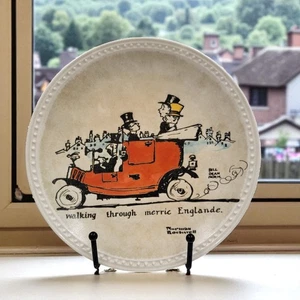 Walking Through Merrie Englande Norman Rockwell Collector Plate 1982 Newell - Picture 1 of 6