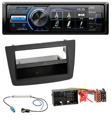 JVC Bluetooth MP3 USB DAB Autoradio für Alfa Romeo Mito 955 ab 14 schwarz - Bild 1 von 4