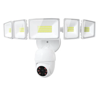 Floodlight Camera Outdoor Wired, 2K QHD Security Cam with Motion-Activated 5 ... - Image 1 of 4