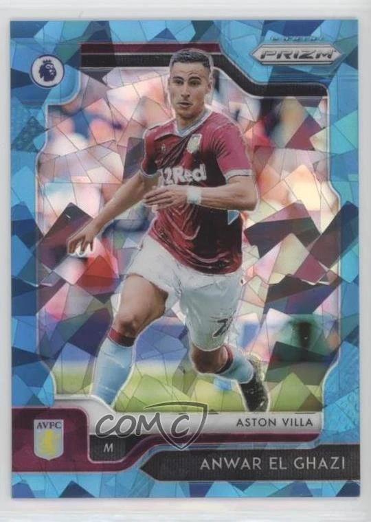 2019-20 Panini Prizm Premier League Blue Ice Prizm /75 Anwar El Ghazi #271 - Image 1 of 2