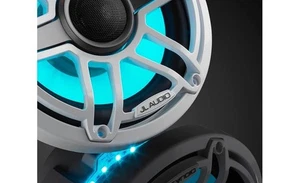 JL Audio M6-880X-S-GwGw-i 8.8" Marine Coaxial Speakers w/Transflective LED Light - Picture 1 of 3