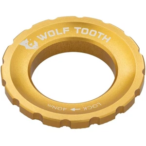 Wolf Tooth Components Centerlock Rotor Lockring, Gold - Picture 1 of 2