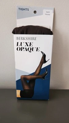 Berkshire Lux Opaque With Control Tights In Chocolate sz M  - Image 1 of 3