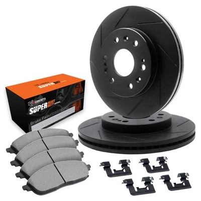 For AM General Hummer 92-01 R1 Concepts Slotted Rear Brake Kit w Super Duty Pads Foto 1 de 2