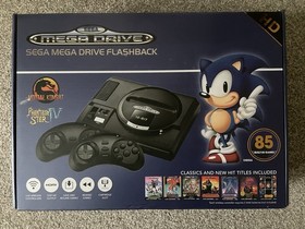 Sega Mega Drive Flashback HD Console Classic Blue Boxed Fast Despatch Next Day