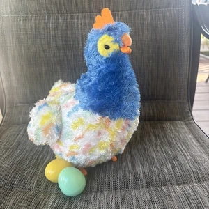 Hallmark Rockin' Springtime Egg-Laying Hen Singing Stuffed Animal Works Easter - Picture 1 of 2