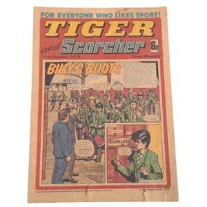 Tiger and Scorcher Comic Vintage 11th October 1975 - See Magazines - Picture 1 of 24