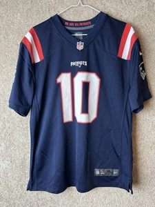 NIKE NFL ON FIELD TRIKOT PATRIOTS #10 MAC JONES Jugend (18/20) XL Logo Fußball - Bild 1 von 6