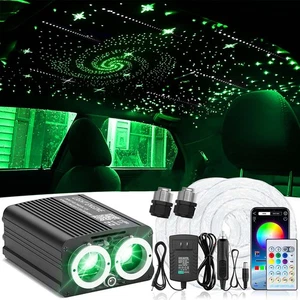 1200Pcs*9.8FT Car Headliner Star Light Twinkle Ceiling Light Shooting Star RGBW - Bild 1 von 21