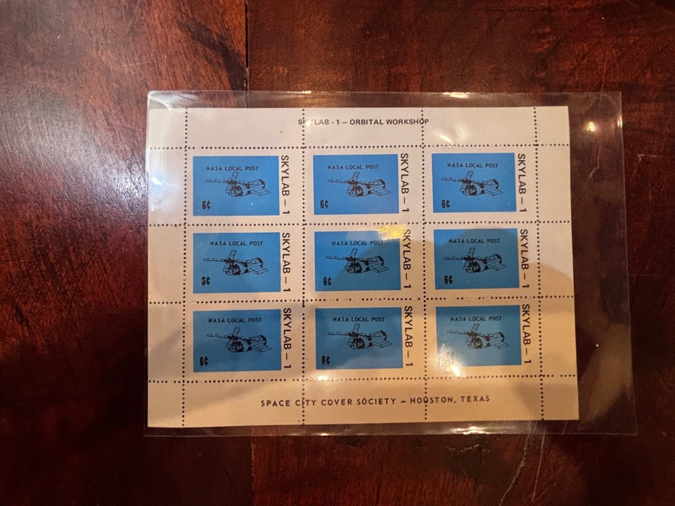 SKYLAB I Mini-Sheet SCCS Space City Cover Society MNH NLP NASA Local Post !! - Image 1 of 1