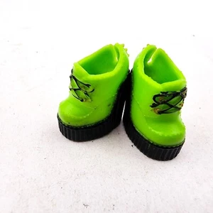 Lol Surprise Omg Doll Shoes Shoe Bhad Gurl Heel Boot Wedge Loafer Green Black - Picture 1 of 6