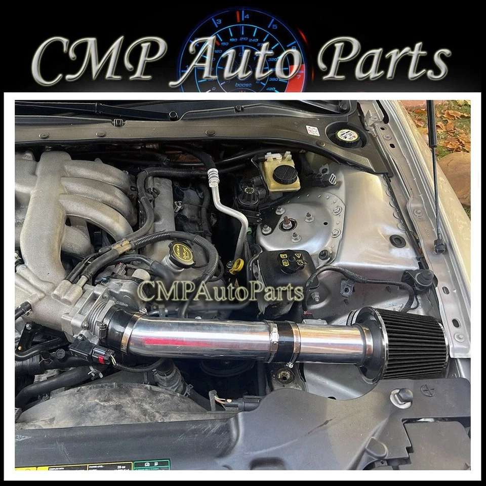 KIT/SISTEMA DE ADMISIÓN DE AIRE NEGRO APTO PARA MOTOR LINCOLN LS 3,0 L V6 2003-2005 Foto 1 de 1