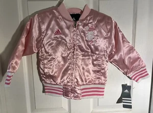 ADIDAS FSU FLORIDA STATE PINK GIRLS 4T BOMBER JACKET NWT TODDLER - Picture 1 of 9