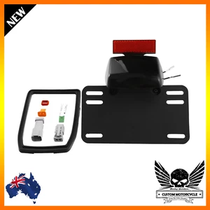 Fender LED License Plate Light Kit Harley Touring CVO Road Street Glide 2014-22 - Foto 1 di 5