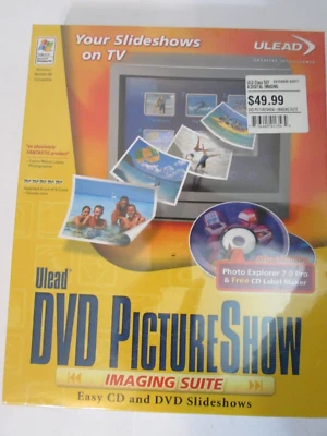 Ulead DVD Pictureshow Imaging Suite Easy CD and DVD Slideshows FACTORY SEALED - Image 1 of 4