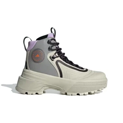 8-Adidas by Stella McCartney Women's x Terrex Hiking Boots, Gobi/Black/Purple. - Image 1 of 4