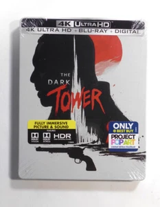 The Dark Tower 4K UHD Steelbook Best Buy Limited Edit ion Factory Sealed New - Imagen 1 de 1