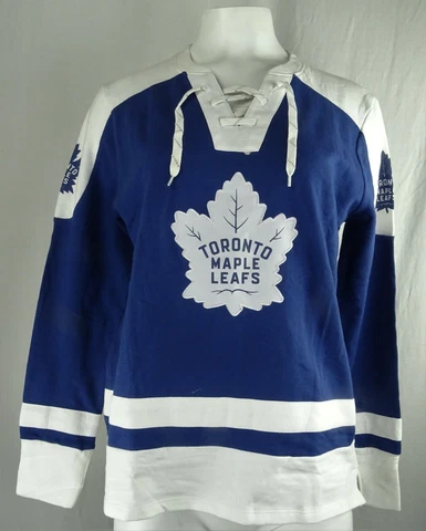 Toronto Maple Leafs NHL Majestic Women's Lace-Up Sweatshirt Cover
