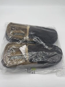EDDIE BAUER große Hausschuhe simulierter Wollmokassin braun Memory Foam neu! - Bild 1 von 24