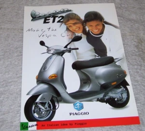 VESPA ET2 SCOOTER PIAGGIO SALES BROCHURE May 1999 - Picture 1 of 3