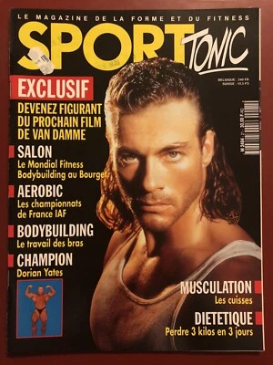 SPORT TONIC 1994 #21 Jean-Claude Van Damme Dorian Yates Cover! Old Vintage  - Image 1 of 4