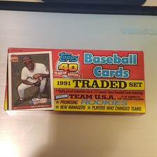 TOPPS 1991 TRADED SET - MINT CONDITION!