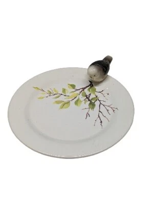 Ganz E9 Pascua Comedor Pájaros Primavera 8 pulgadas Plato Redondo para Servir 7 pulgadas EA17824 Foto 1 de 4