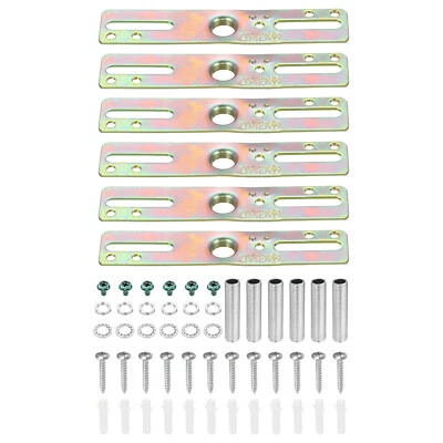 6 Pack 4" Ceiling Light Plate Kit Light Crossbar Mounting Bracket Universal - Image 1 of 4