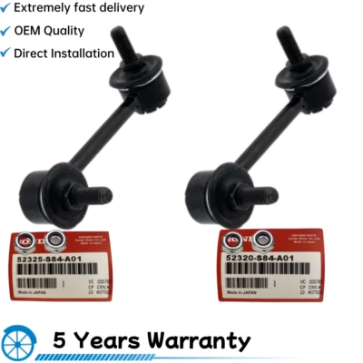 Barra estabilizadora trasera OEM 2 piezas enlace final compatible con Honda Accord Acura TL CL TSX Foto 1 de 2