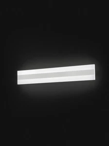 6368 APPLIQUE RETTANGOLARE GRANDE IN METALLO BIANCO A LED - Imagen 1 de 1