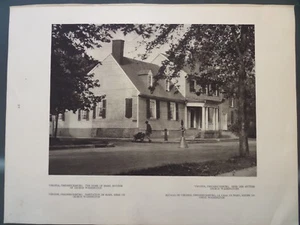 Fredericksburg Home Mary Washington Virginia 1927 Edward Hoppe Photogravure - Picture 1 of 2