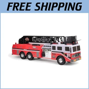 Realistic 29" Firetruck Toy for Kids - Lights, Sounds & Working Ladder Included - Picture 1 of 12