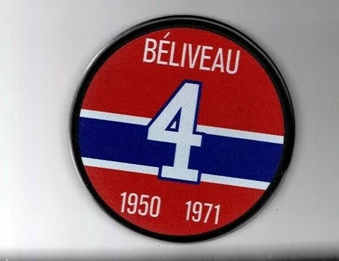 JEAN BELIVEAU OFFICIAL RETIREMENT PUCK MONTREAL CANADIENS LIMITED EDITION Cover