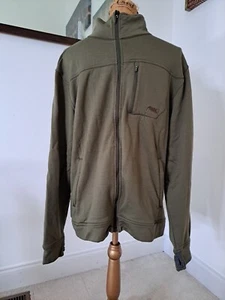 Mountain Khaki Jackson Hole Wyoming Mens M Wool Zip Up Jacket Workwear Pockets - Picture 1 of 8