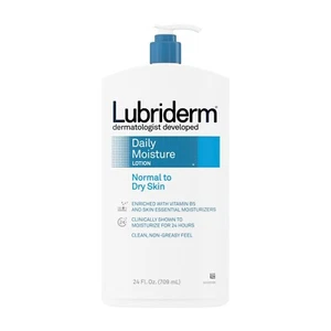 Lubriderm Daily Moisture Ganzkörperlotion, duftstofffrei, 24 fl. oz - Bild 1 von 1