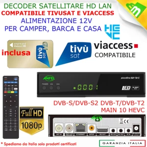 BWARE DECODER SATELLITARE DIGITALE TERRESTRE DIGIQUEST FULL HD SKY TIVUSAT CARD - Foto 1 di 12
