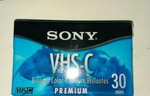 Sony VHS-C Tape 30 Minute Brand New Sealed - Picture 1 of 2