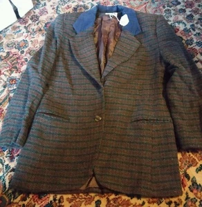 015 Womans Wool Blazer Jacket David N. Size Medium - Picture 1 of 5
