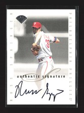 1996 Leaf Authentic Signature #NNO Russ Springer    Philadelphia Phillies