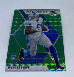 2020 Green Prizm Mosaic Dandre Swift NFL Debut RC Rookie Lions D’Andre #274 - Picture 1 of 2