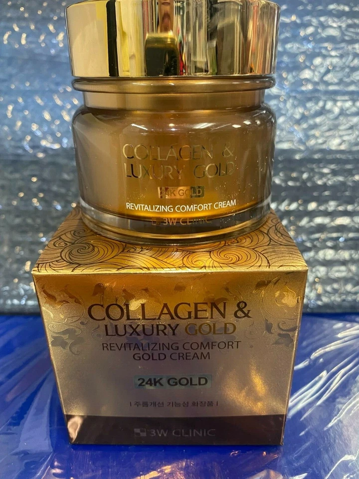 CREMA ANTIARRUGAS CLÍNICA COLÁGENO Y ORO 3W (3,5 OZ) Foto 1 de 1