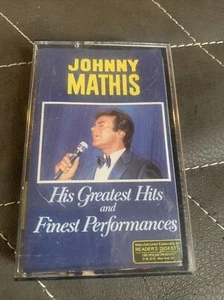 Johnny Mathis Cassette Tape His Greatest Hits and Finest Performances CAS1 - Picture 1 of 3