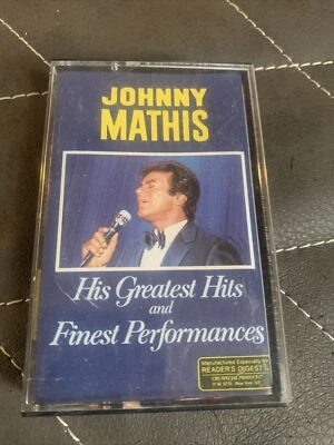 Johnny Mathis Cassette Tape His Greatest Hits and Finest Performances CAS1 - Image 1 of 3
