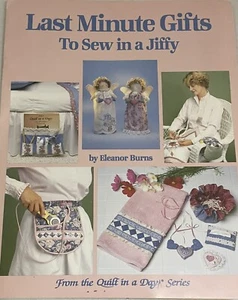 Vintage Last Minute Gifts To Sew in a Jiffy Book from Quilt in a Day 1990 USA - Picture 1 of 2